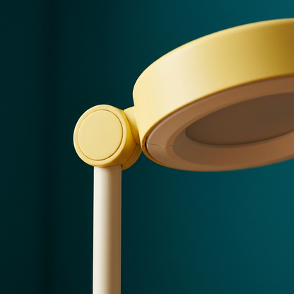 Lemon & Cream USB Desk Lamp — A Cheerful Oval-Head Lighting Concept for Reading Corners, Study Desks & Creative Workspaces