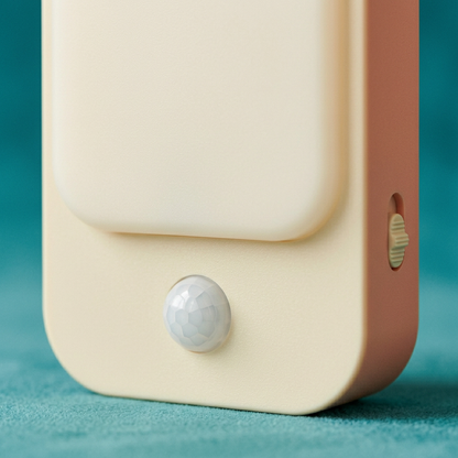 Peach & Cream Motion-Sensor Night Light — A Rounded Accent-Lighting Concept for Hallways, Wardrobe Corners & Everyday Home Spaces