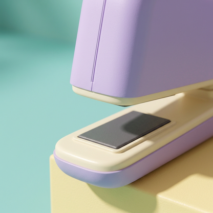 Lavender & Cream Mini Electric Bag Sealer — A Compact Handheld Heat-Sealing Concept for Thoughtful Snack-Cupboard Organization